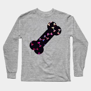 Bone Glitter Long Sleeve T-Shirt